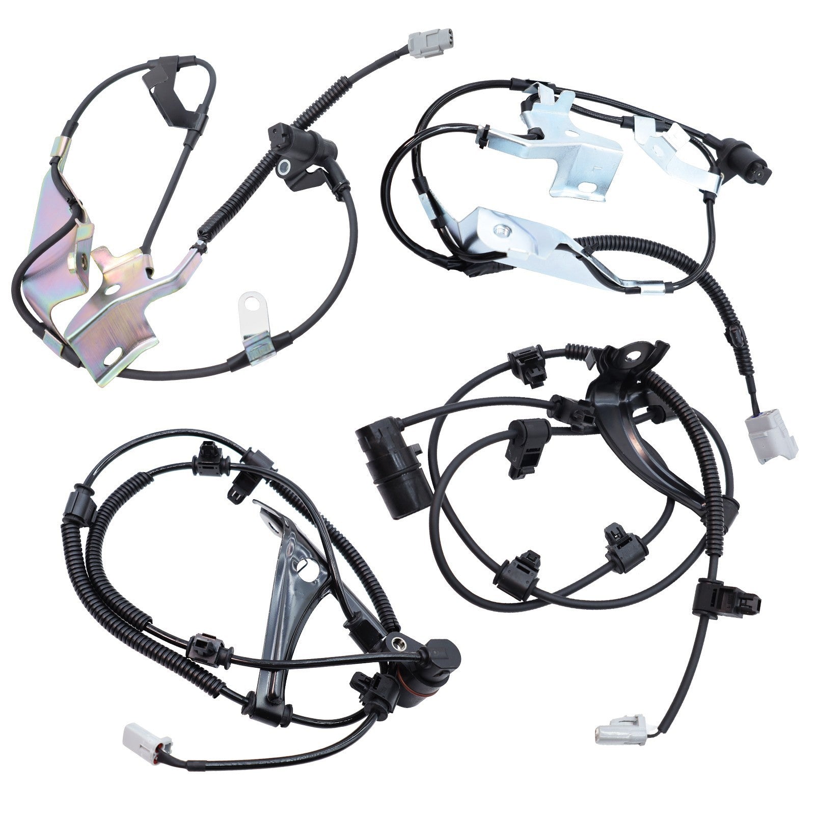 Set 4 ABS Wheel Speed Sensor Left&Right Front Rear For 98-07 Toyota Land Cruiser