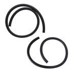 2PCS 5FT 3/4" & 5/8" Heater Hose Coolant Radiator 100PSI SAE 20R3 Black