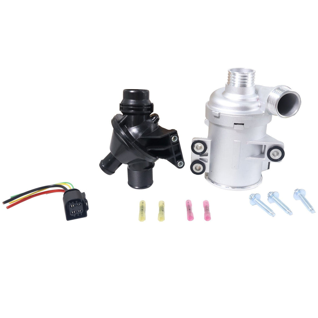 Electric Water Pump W/Thermostat/Connector Plug For BMW F35 F87 228i 420i 2.0L