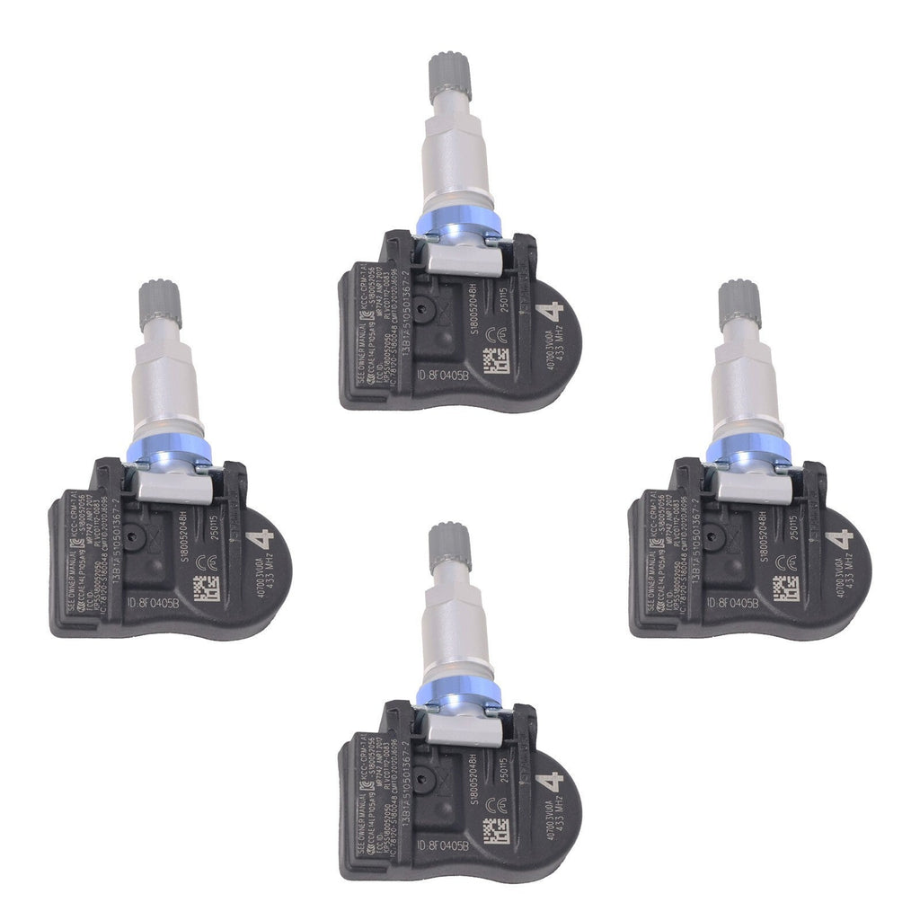 40700-3VU0A 4x Tire Pressure Sensor TPMS 433MHz For Nissan Rogue Altima Infiniti