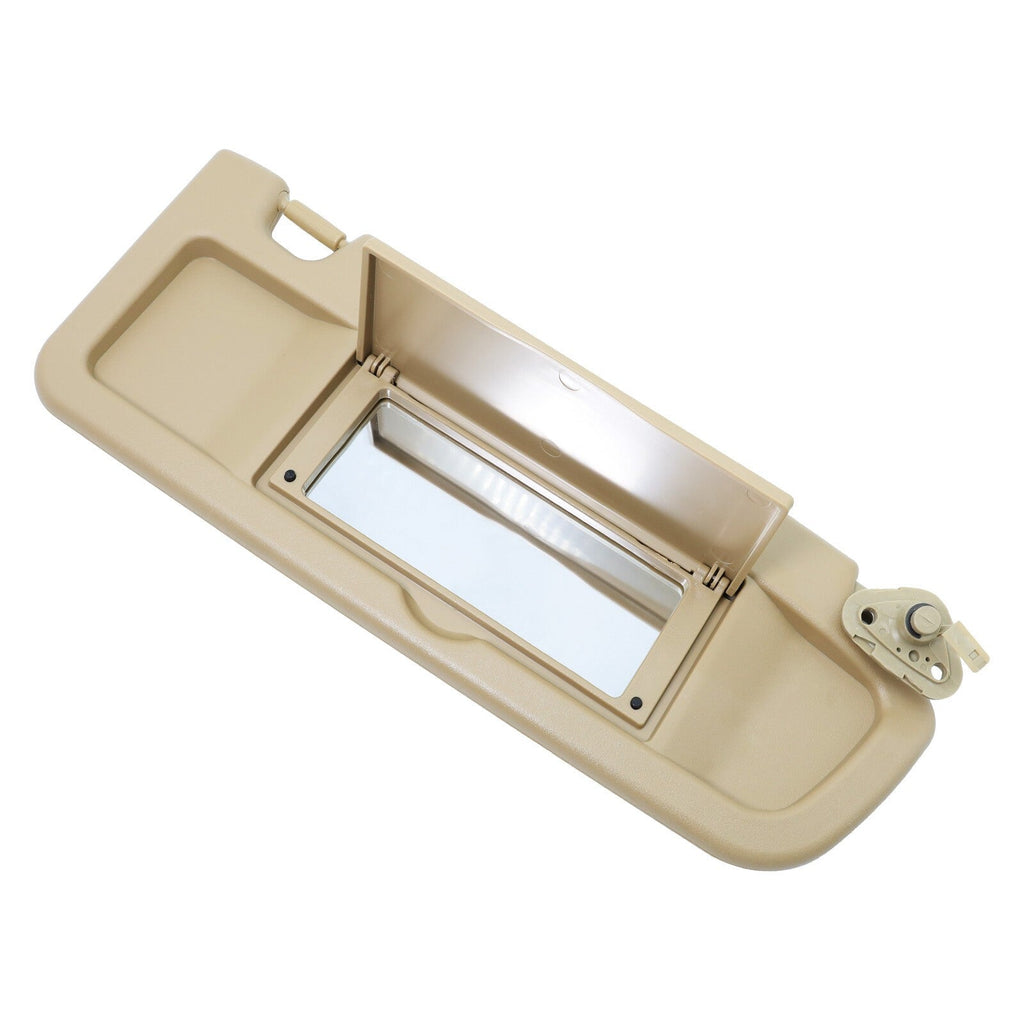 Beige Sun Visor W/Hook Clips Pair For 2006-2011 Honda Civic Left & Right
