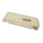 Beige Sun Visor W/Hook Clips Pair For 2006-2011 Honda Civic Left & Right