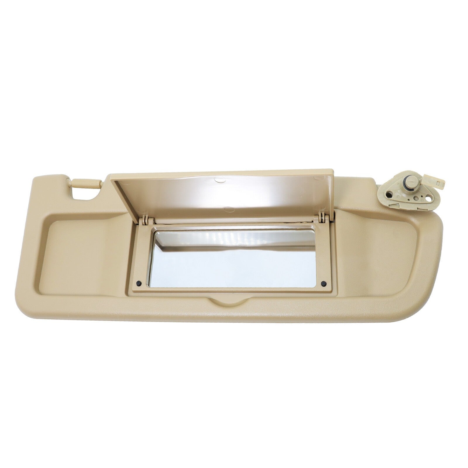 Beige Sun Visor W/Hook Clips Pair For 2006-2011 Honda Civic Left & Right