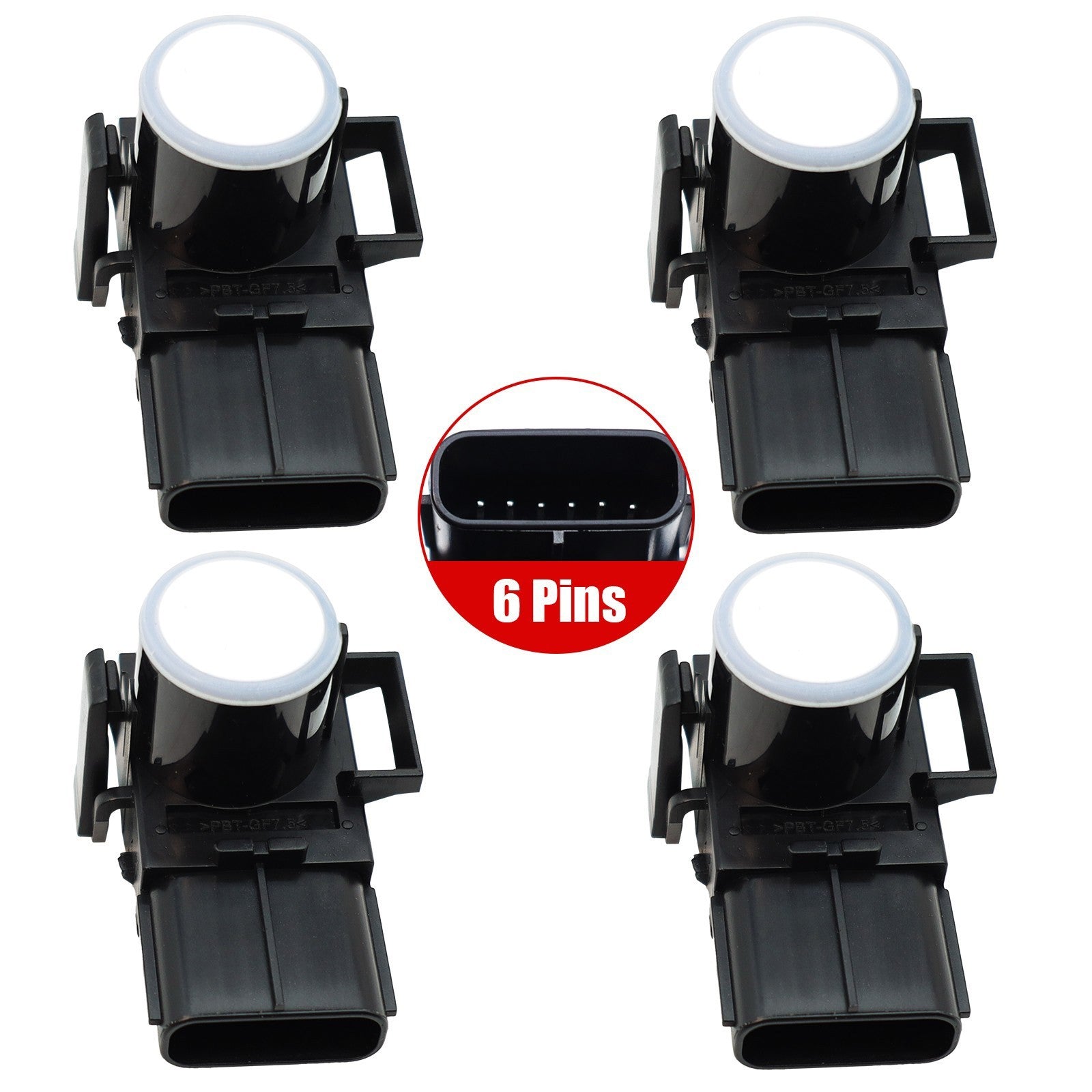 For Toyota Lexus PDC Bumper Parking Ultrasonic Sensor Pearl White 89341-33140*4