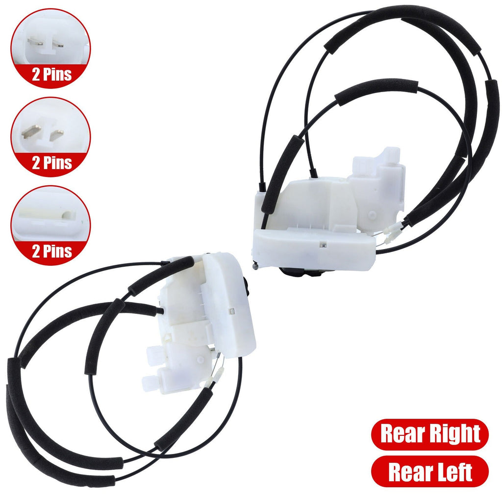 Door Lock Actuator For Nissan Pathfinder 2007-2012 Sport Utility Rear LH&RH 2PCS