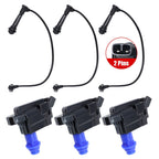3X Ignition Coil With Wireset 9091902216 for 98-05 LEXUS IS300 TOYOTA SUPRA