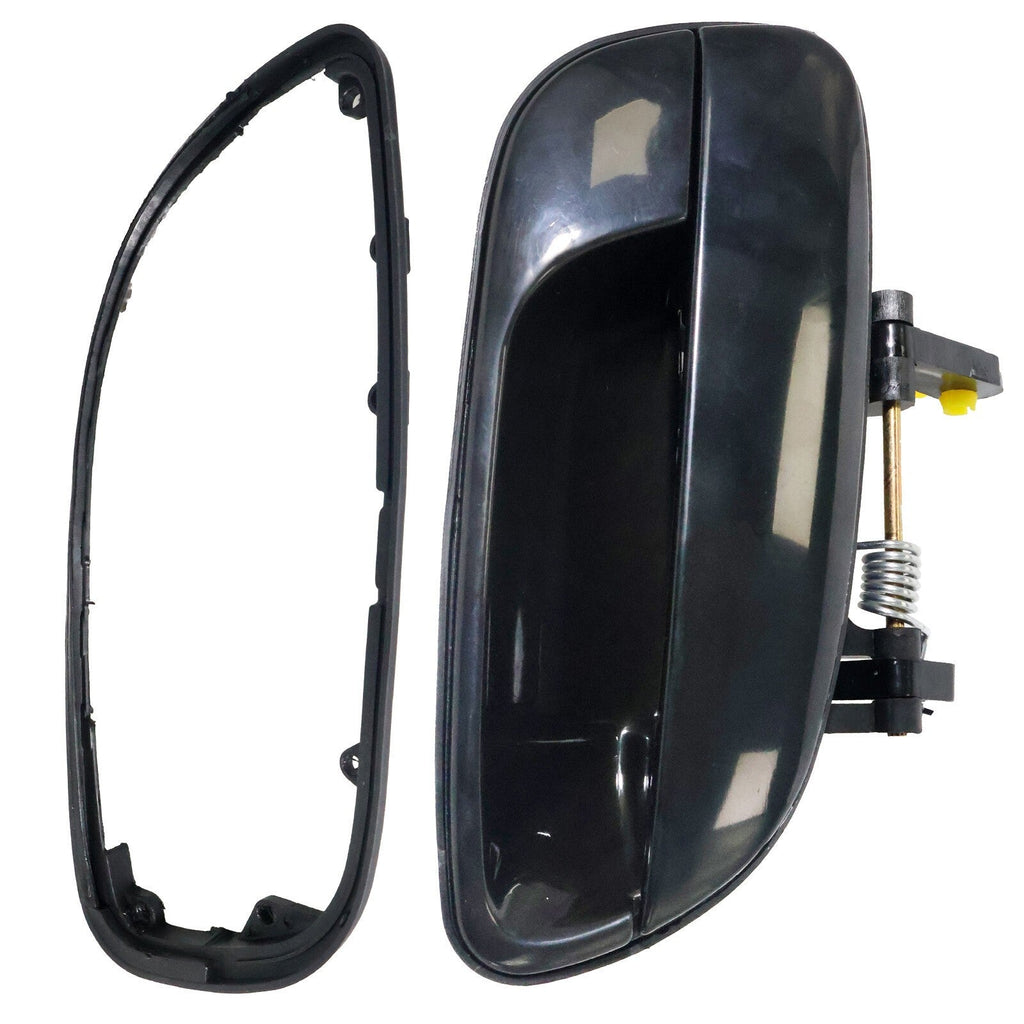 Exterior Door Handle For 2001-2006 Hyundai Elantra Rear RH Smooth Black