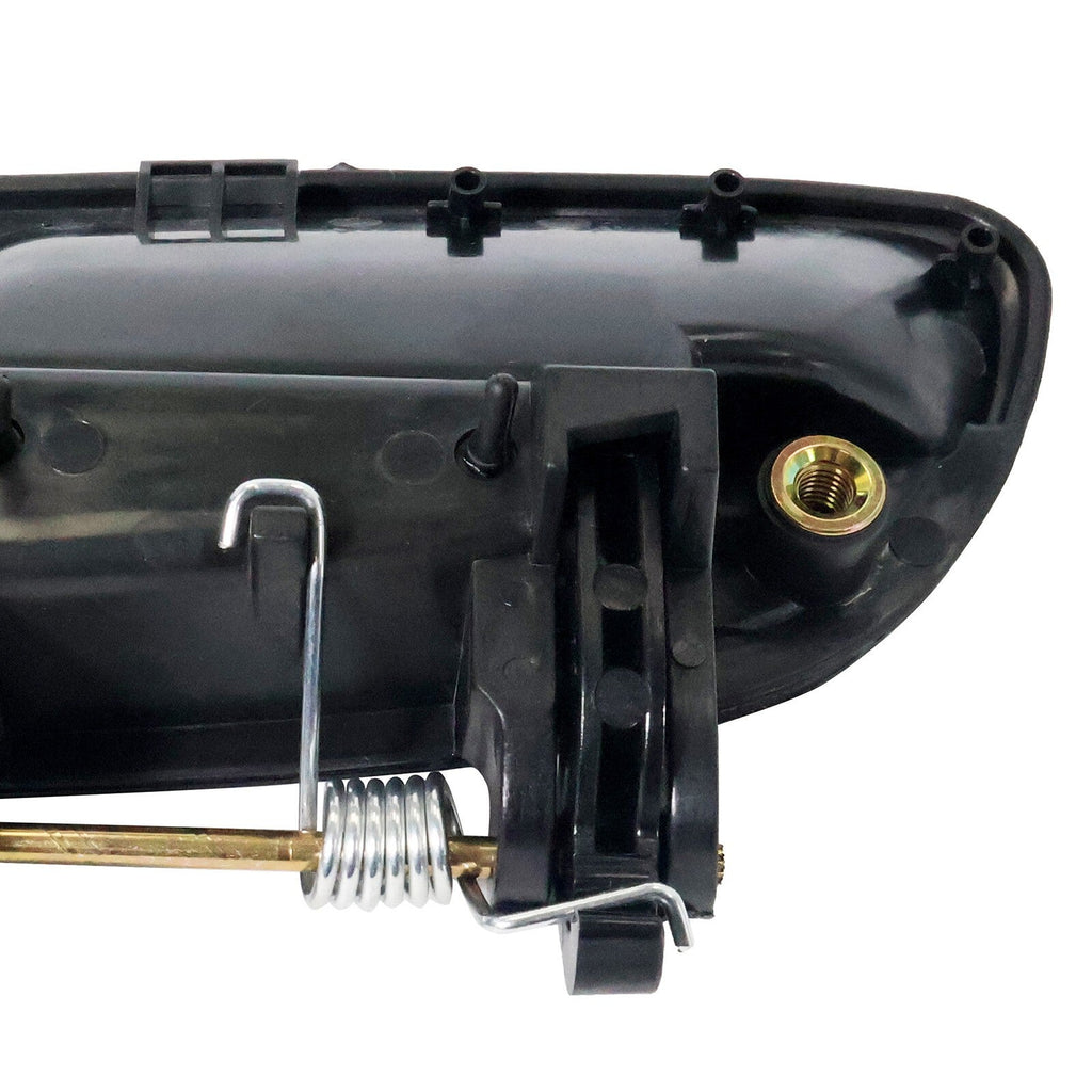 Exterior Door Handle For 2001-2006 Hyundai Elantra Rear RH Smooth Black