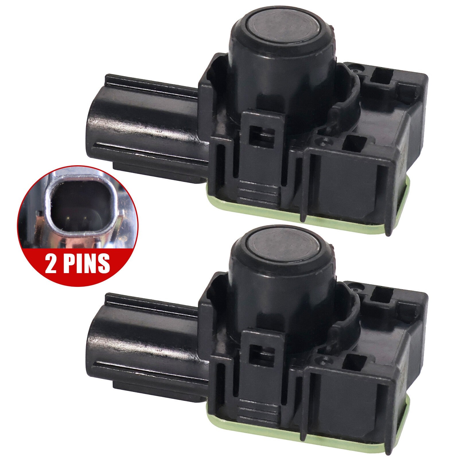For Mazda 5 6 CX-5 CX-9 13-23 GMK667UC 2 Pcs Black Bumper Reverse Parking Sensor