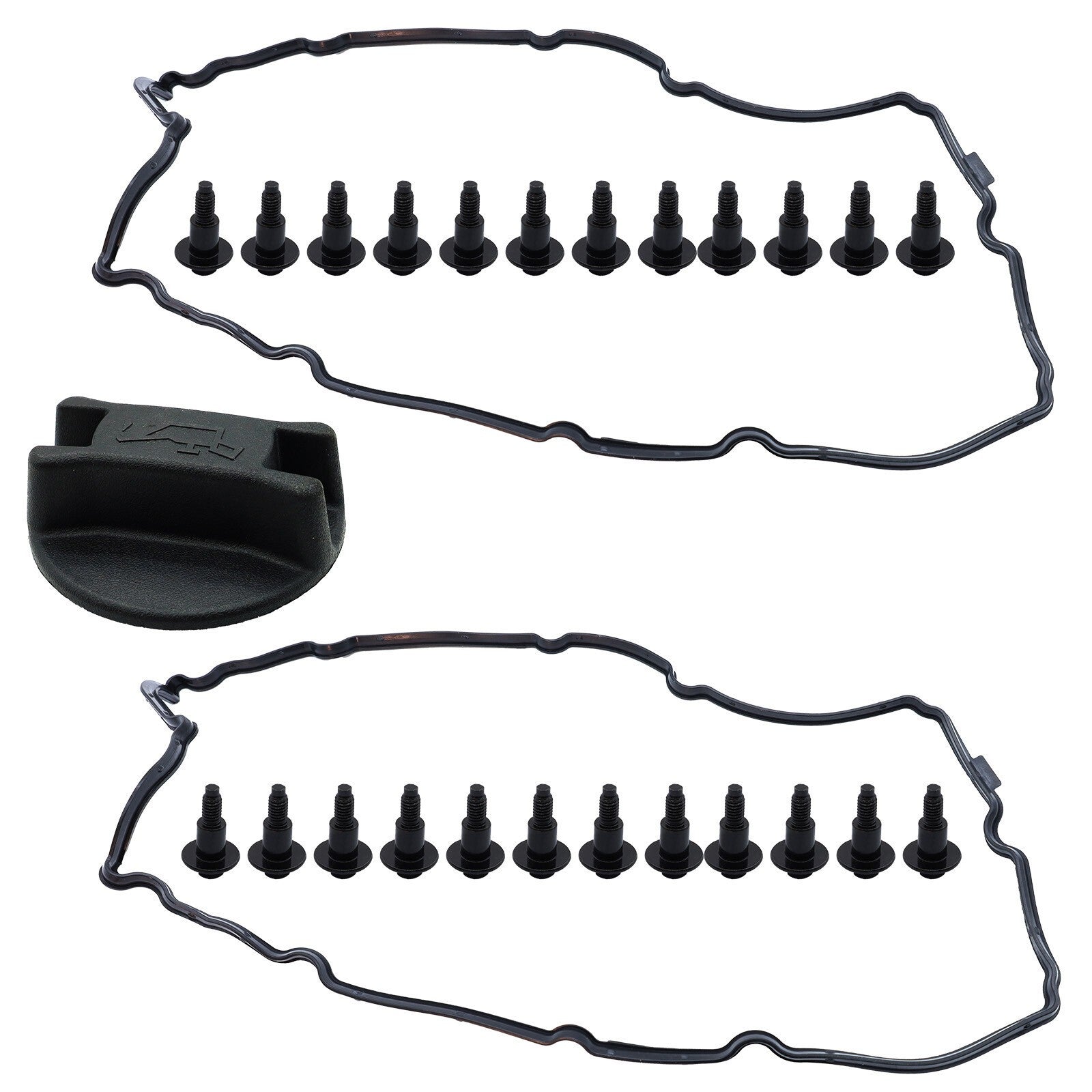 New 2x LH & RH Valve Cover w/Gasket & Cap For 04-16 Nissan Armada Infiniti QX56