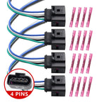 For VW Audi 1J0973724 4 Ignition Coil Connector Harness Plug Wirings W/Terminals