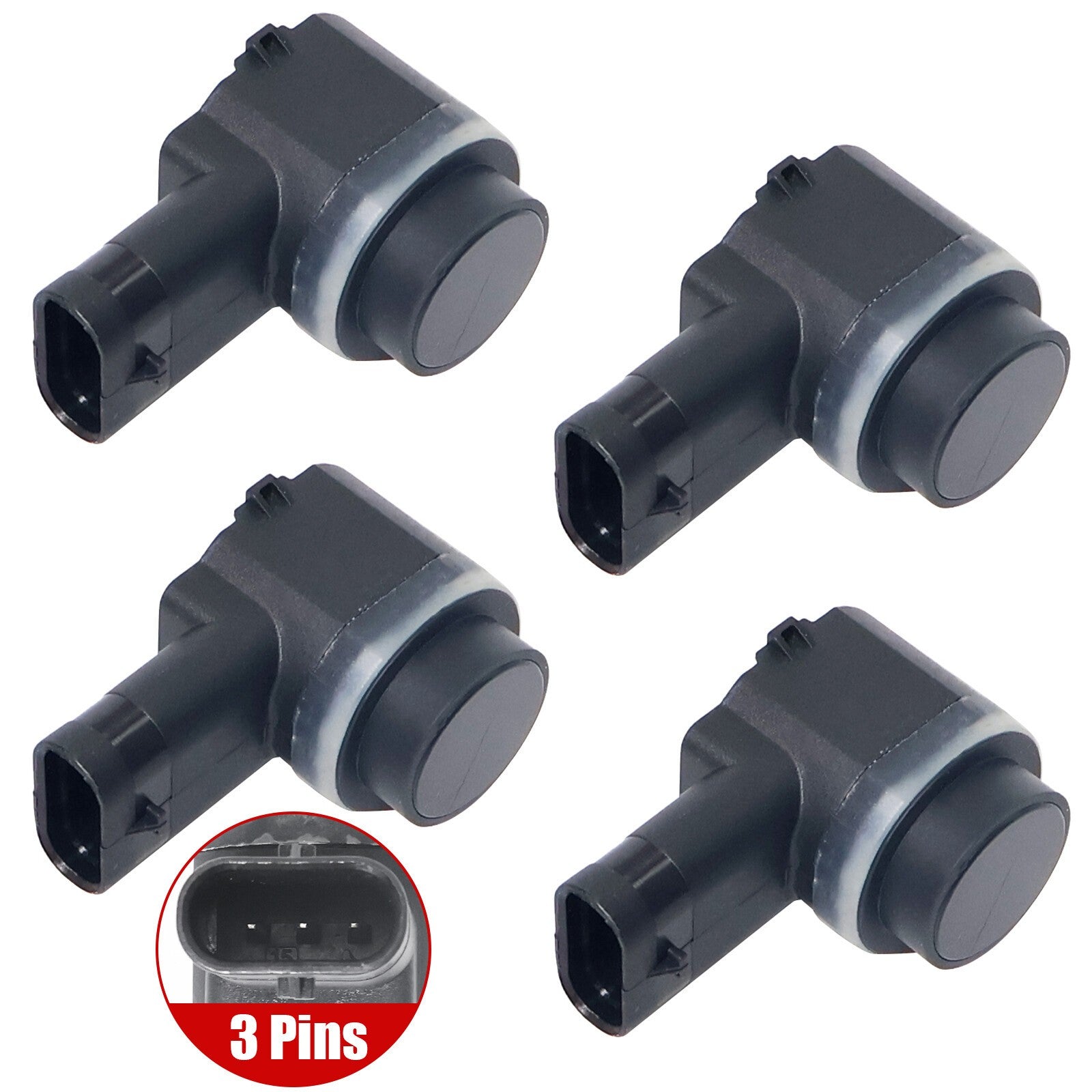 4x Bumper PDC Parking Sensor Fit Audi A4 A5 A6 A7 A8 Q3 Q5 Q7 R8 TT 1S0919275A