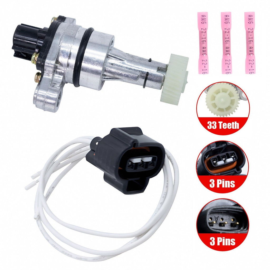 Vehicle Speed Sensor with Gear & connector Fit: Toyota Camry Corolla Chevrolet