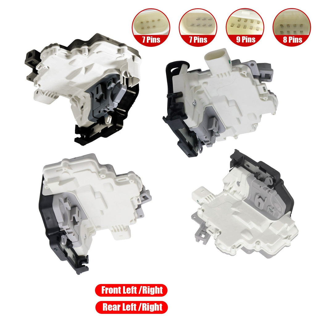 New 4X Front & Rear LH&RH Door Lock Actuator Fit For Audi A4 A5 Q3 Q5 TT