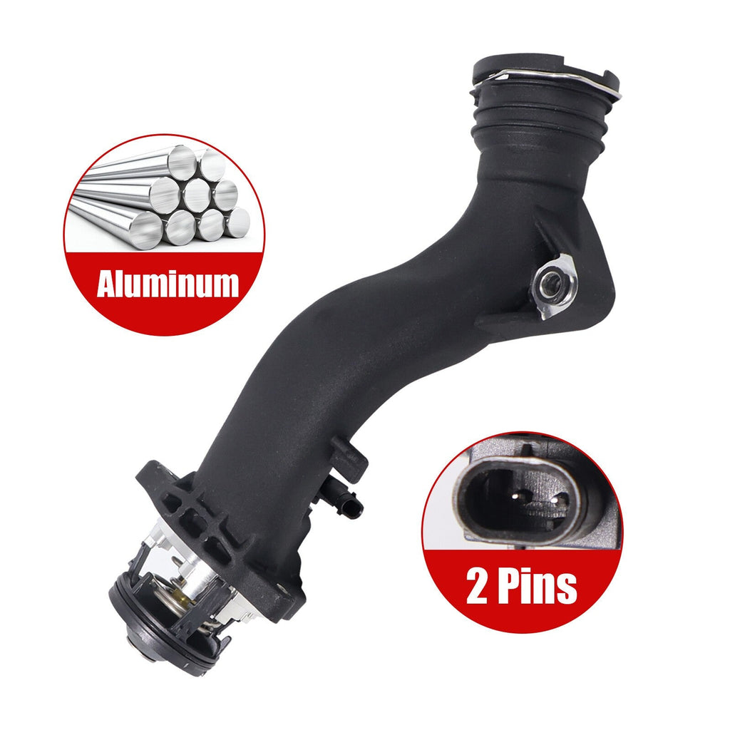 Engine Coolant Thermostat Housing For Mercedes CLS550 CL550 Upgrade Aluminum