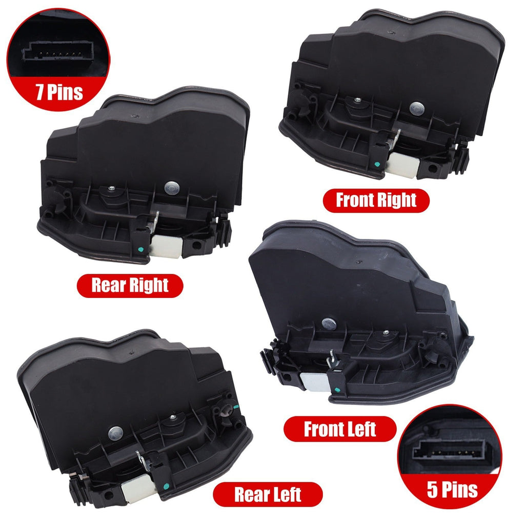 4*Door Lock Latch Actuator Front & Rear Side 51217202143 Fit For BMW E90 E60