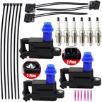 6XSpark Plug & 3XIgnition Coil & Connector Set For Lexus IS300 GS300 3.0L UF228