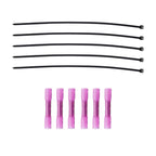6XSpark Plug & 3XIgnition Coil & Connector Set For Lexus IS300 GS300 3.0L UF228
