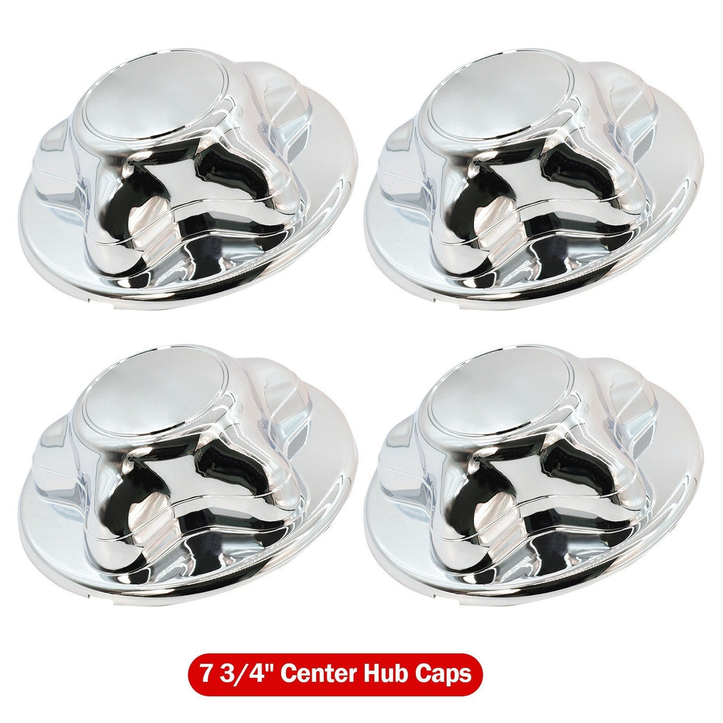 4x For Ford F150 Expedition CHROME Wheel Center Hub Caps Rim Covers 5 Lug 7 3/4"