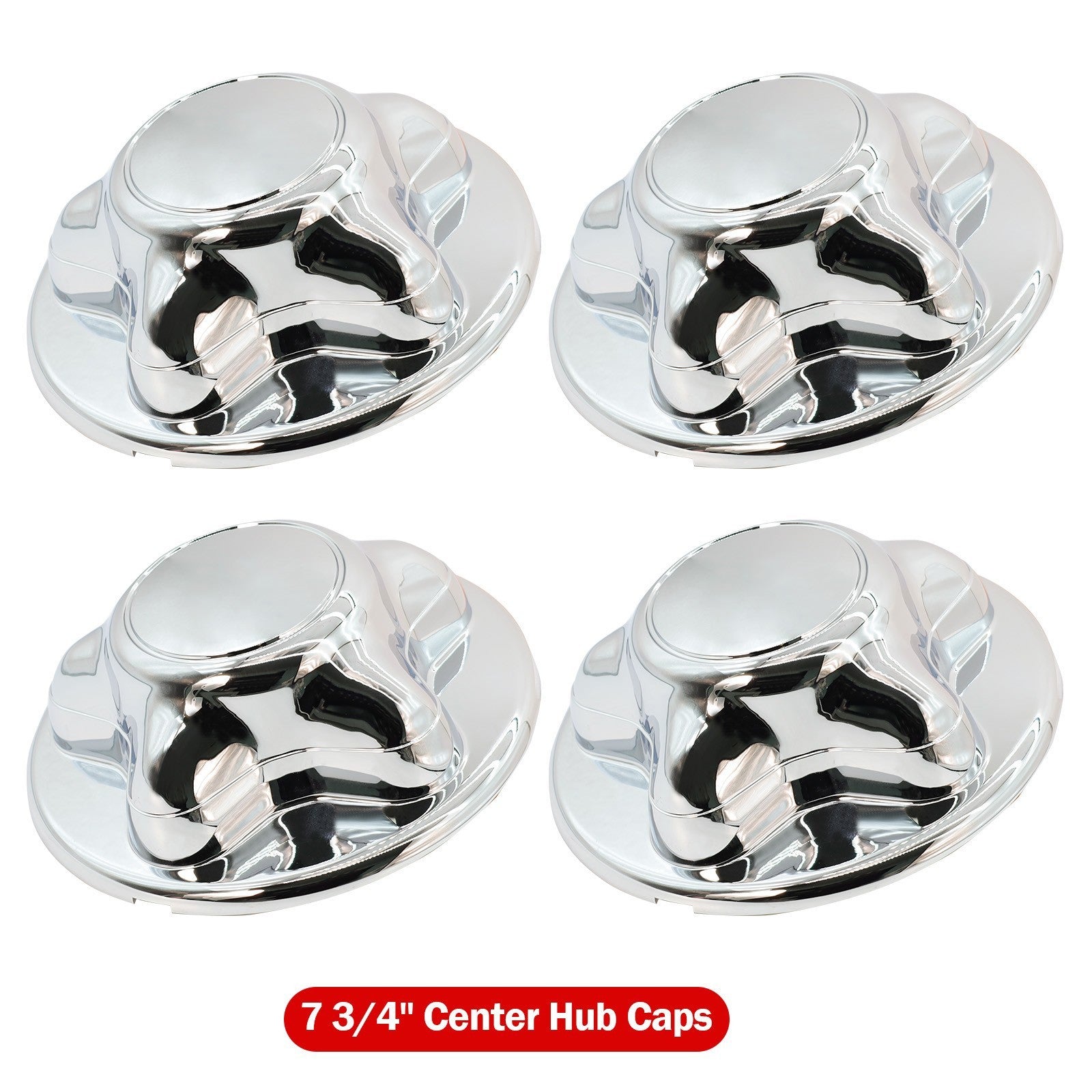 4x For Ford F150 Expedition CHROME Wheel Center Hub Caps Rim Covers 5 Lug 7 3/4"