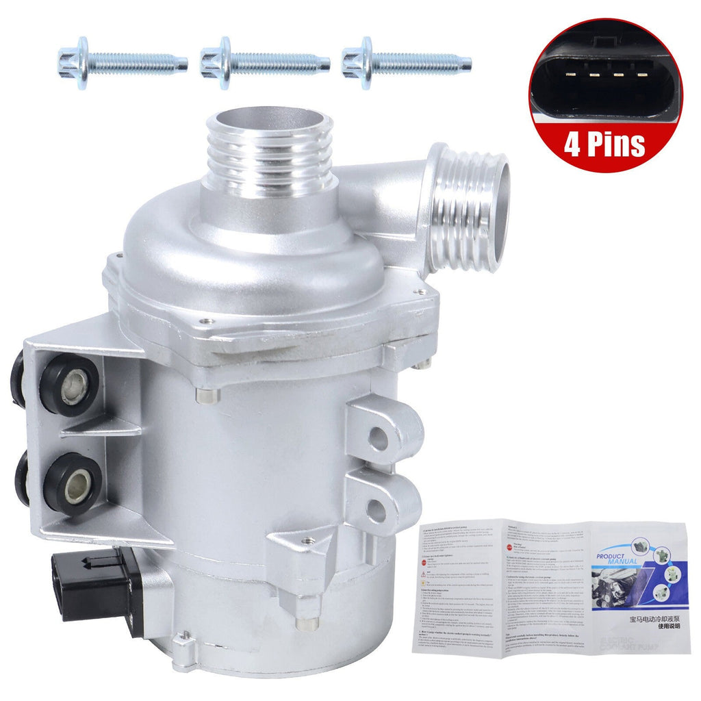 For BMW 128i 330xi 530i X5 Z4 Electric Water Pump With 3 Bolts 11517586925