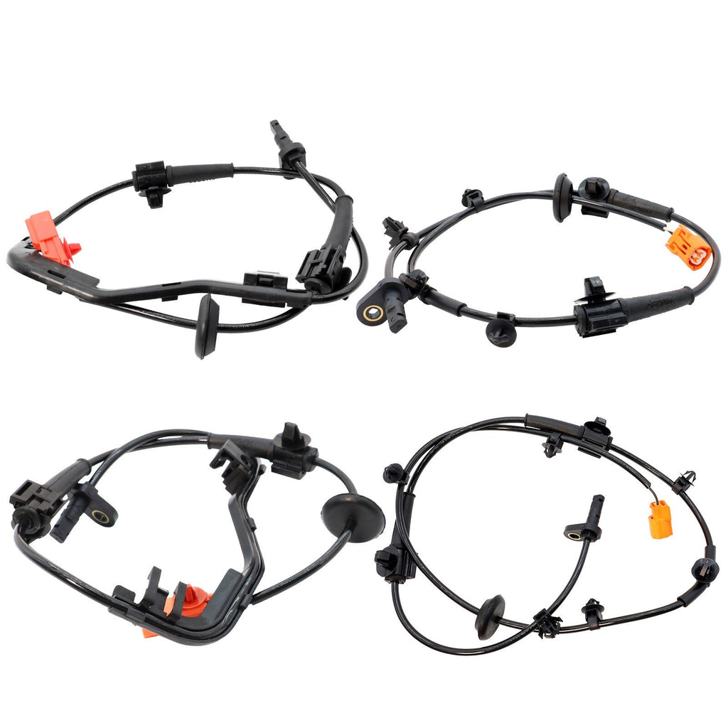 4X Front Rear ABS Wheel Speed Sensor Right & Left Side Fits 2007-2008 Honda Fit