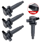 4x Ignition Coil 90919-02239 Fits 2000-2008 Toyota Corolla Celica Matrix 1.8L L4