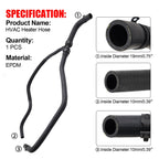 HVAC Heater Hose Assembly 626329 With 2 Clamps 55038163A 55038163AE