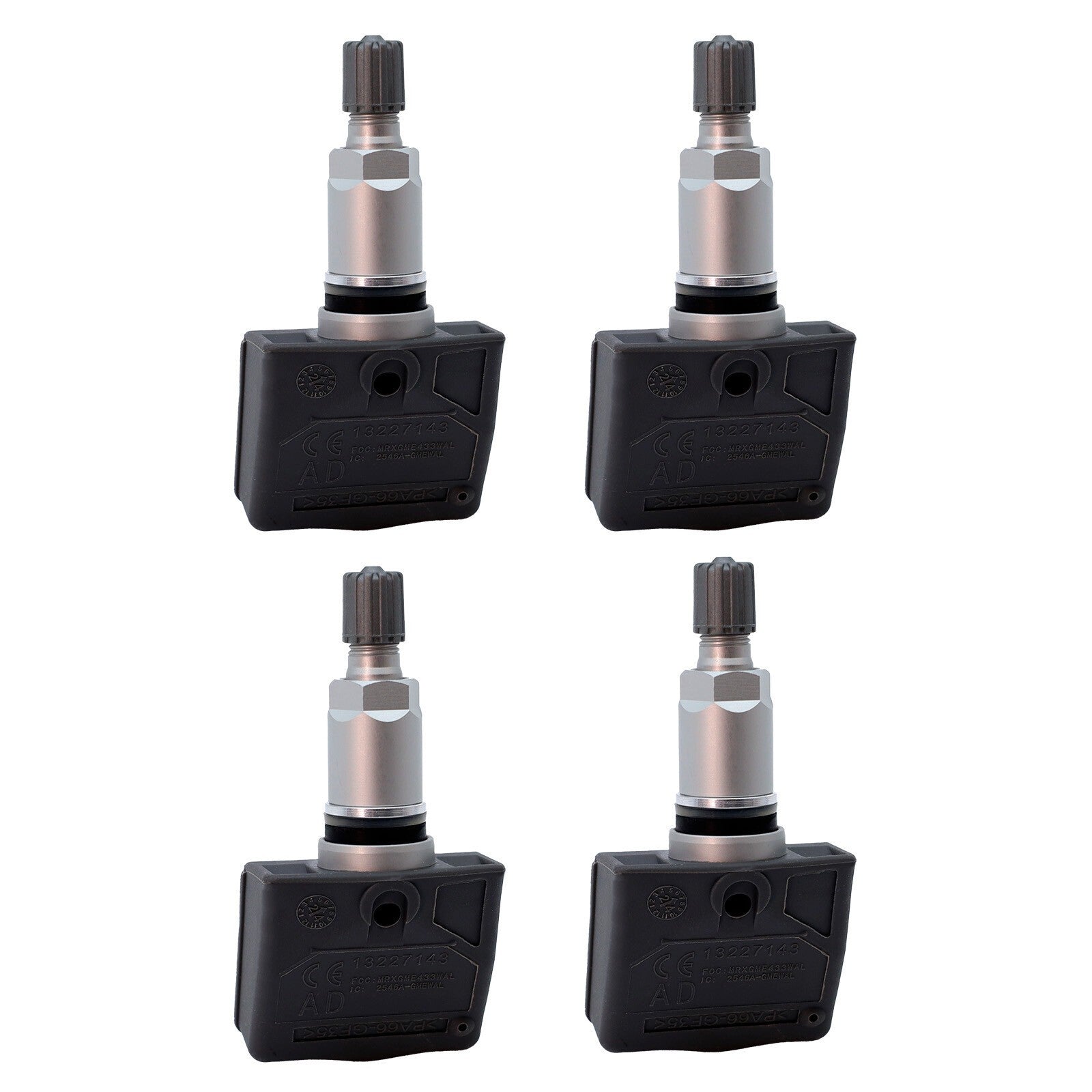 Set of 4 Tire Pressure Monitoring System Sensors For Saab 9-3 9-3X 9-5
