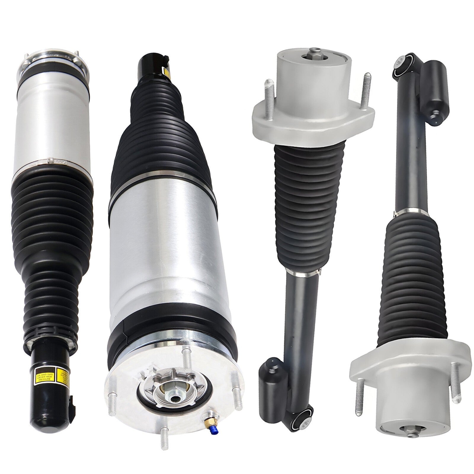 For Range Rover L405 12-20 Set of 4 Front Rear Air Suspension Shock Struts w/CVD