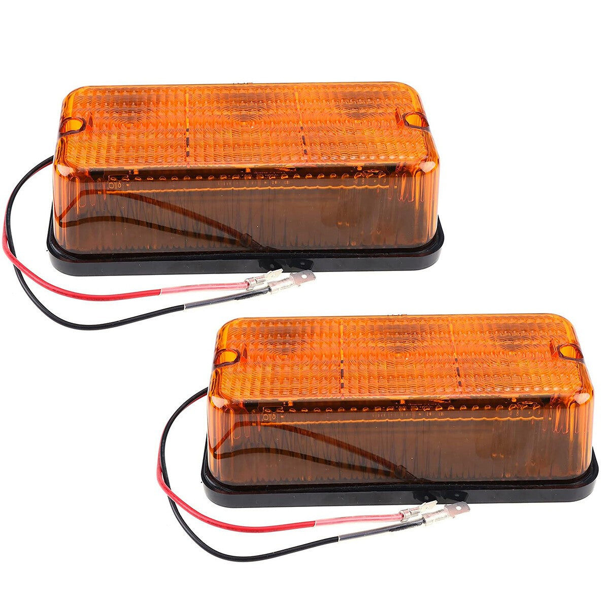 2X LED Amber Light 92185C1 92260C1 for CASE 7110 7120 7130 7230 8910 MX100 9282