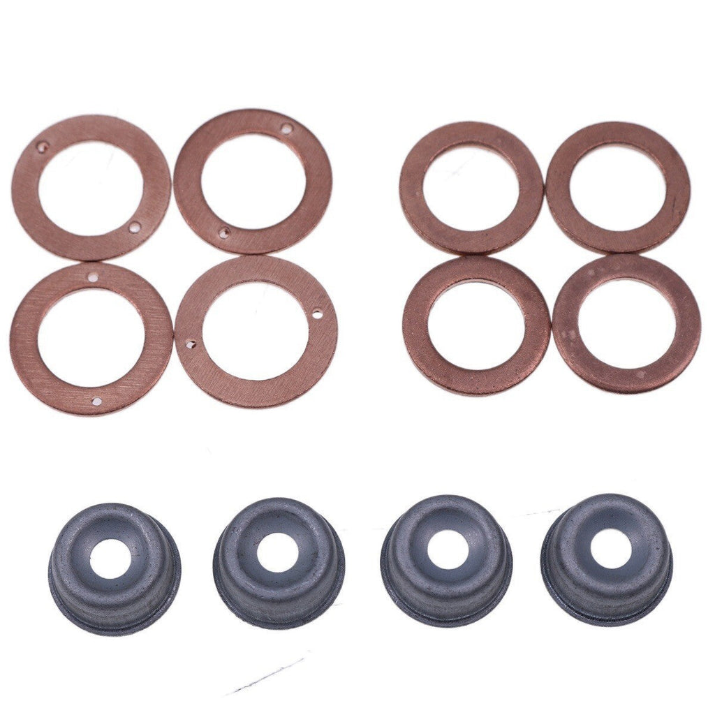 3X Cylinder Injector Seal Kit w/Heat Shield For Kubota D662 D7223 15221-94020