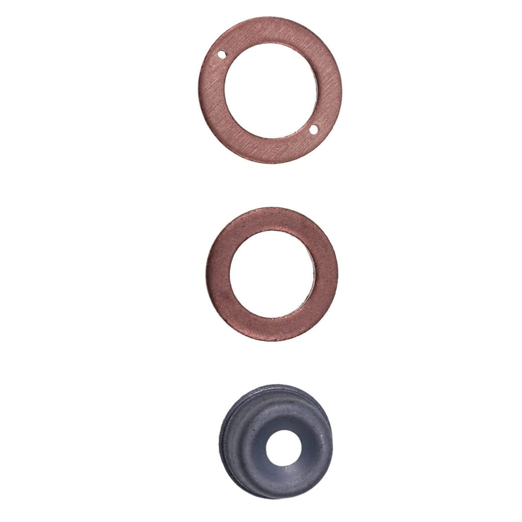 3X Cylinder Injector Seal Kit w/Heat Shield For Kubota D662 D7223 15221-94020
