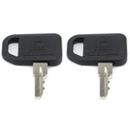2 Pcs Ignition Keys AM131841 for John Deere 425 445 GT GX 325 335 345 355D GX85