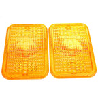 2X Amber Light Lens LVU18745 for John Deere 4024 4045 Tractor 2305 2520 3320