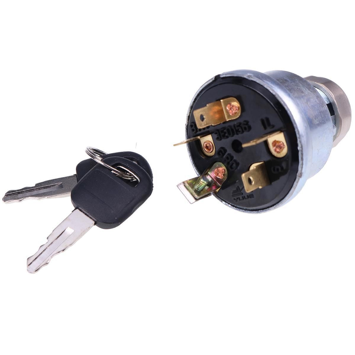 5 Pin Ignition Switch w/2 Keys 3E-0156 for CAT Engine 3126B 3196 3456 C9 C32 C27