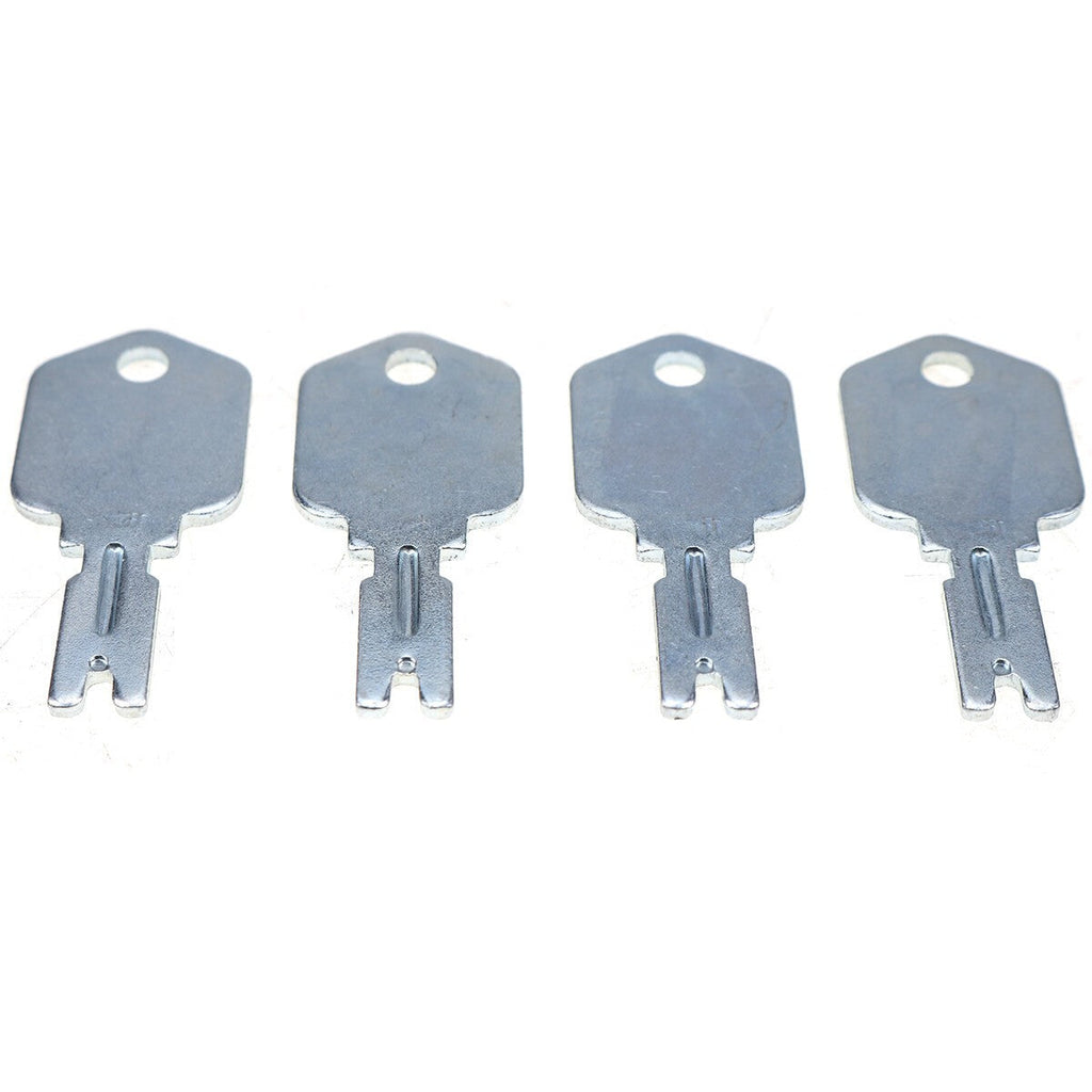 4Pcs for Clark Crown Gradall Gehl Hyster Komatsu Yale #166 Forklift Ignition Key