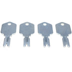 4Pcs for Clark Crown Gradall Gehl Hyster Komatsu Yale #166 Forklift Ignition Key