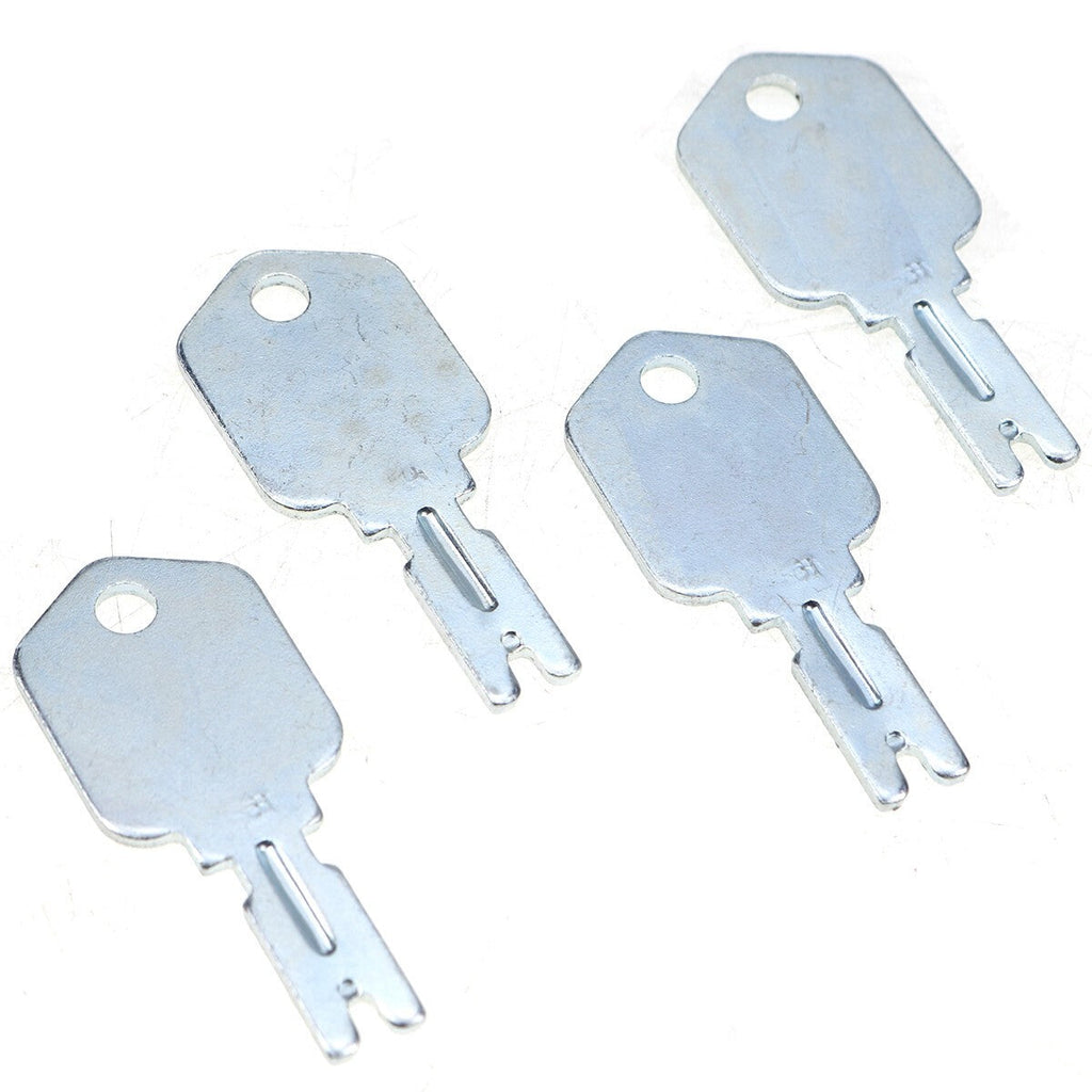 4Pcs for Clark Crown Gradall Gehl Hyster Komatsu Yale #166 Forklift Ignition Key