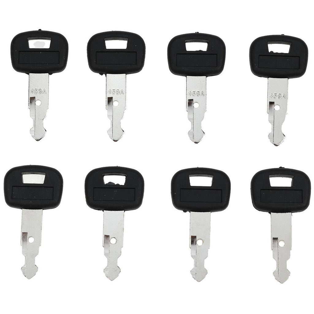 8X Ignition Key RC411-53933 459A for Kubota SVL75 KX018 KX41-3 U35 L45 M59 SSV65