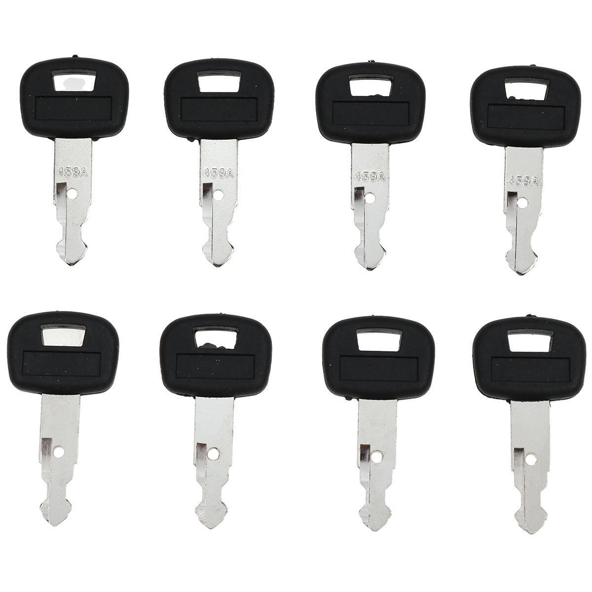 8X Ignition Key RC411-53933 459A for Kubota SVL75 KX018 KX41-3 U35 L45 M59 SSV65