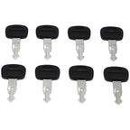 8X Ignition Key RC411-53933 459A for Kubota SVL75 KX018 KX41-3 U35 L45 M59 SSV65