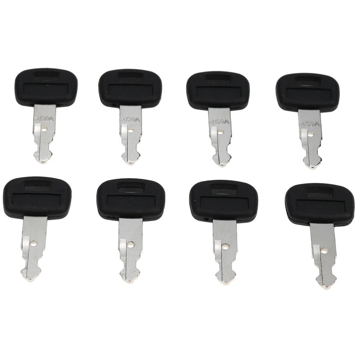 8X Ignition Key RC411-53933 459A for Kubota SVL75 KX018 KX41-3 U35 L45 M59 SSV65