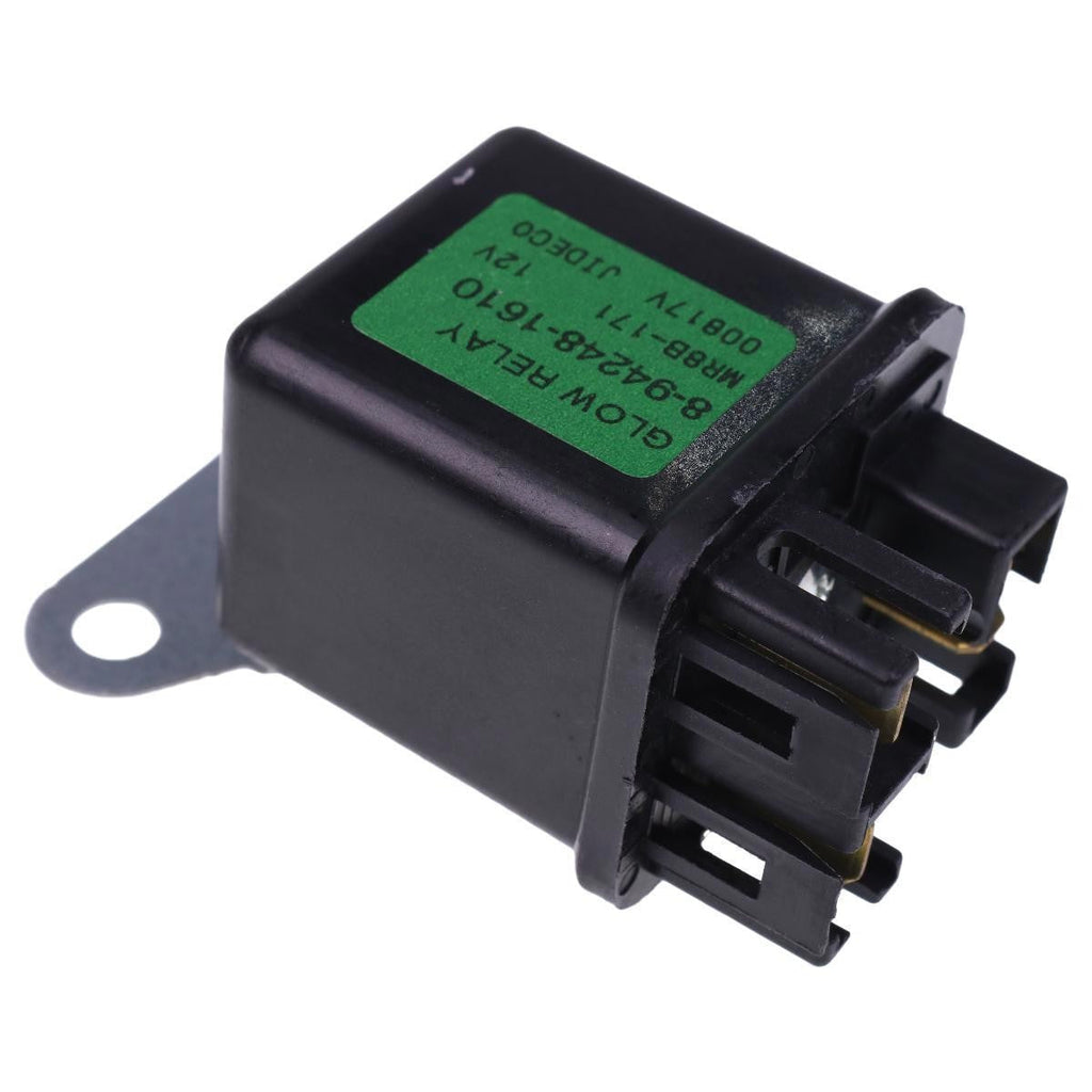 12V Glow Plug Relay 8942481610 for Isuzu 4JA1 4JB1 Hitachi EX27U EX30U EX35U