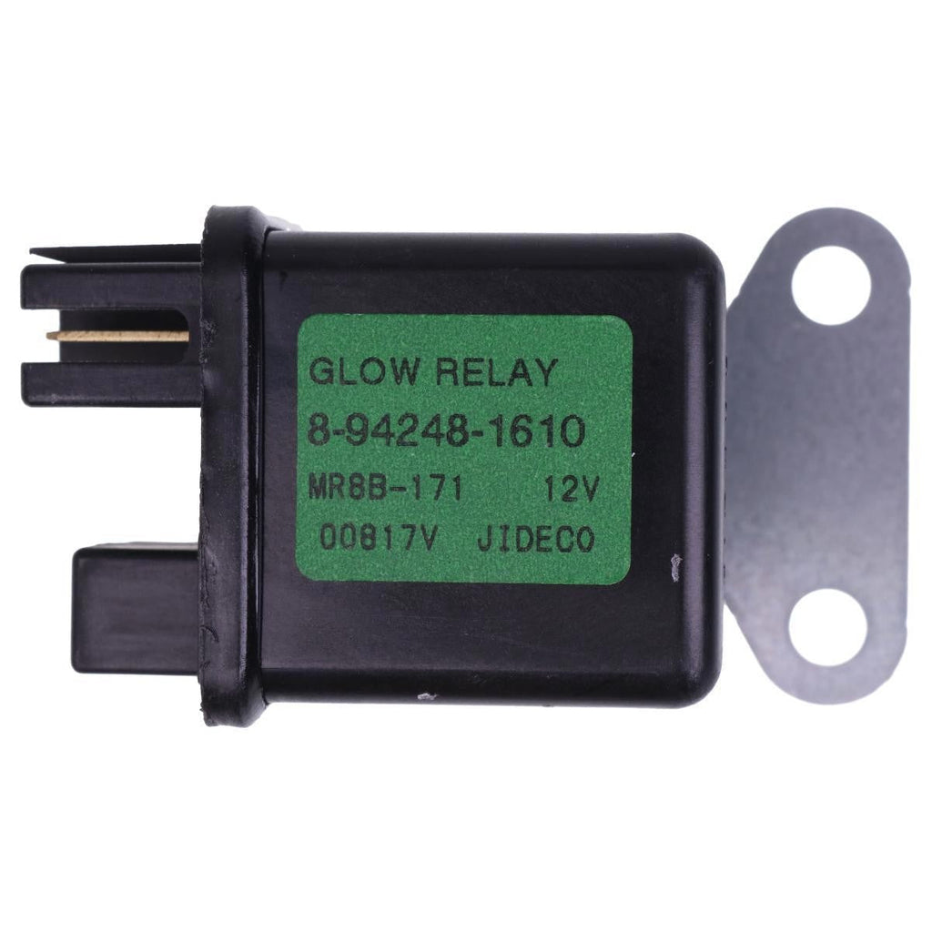 12V Glow Plug Relay 8942481610 for Isuzu 4JA1 4JB1 Hitachi EX27U EX30U EX35U