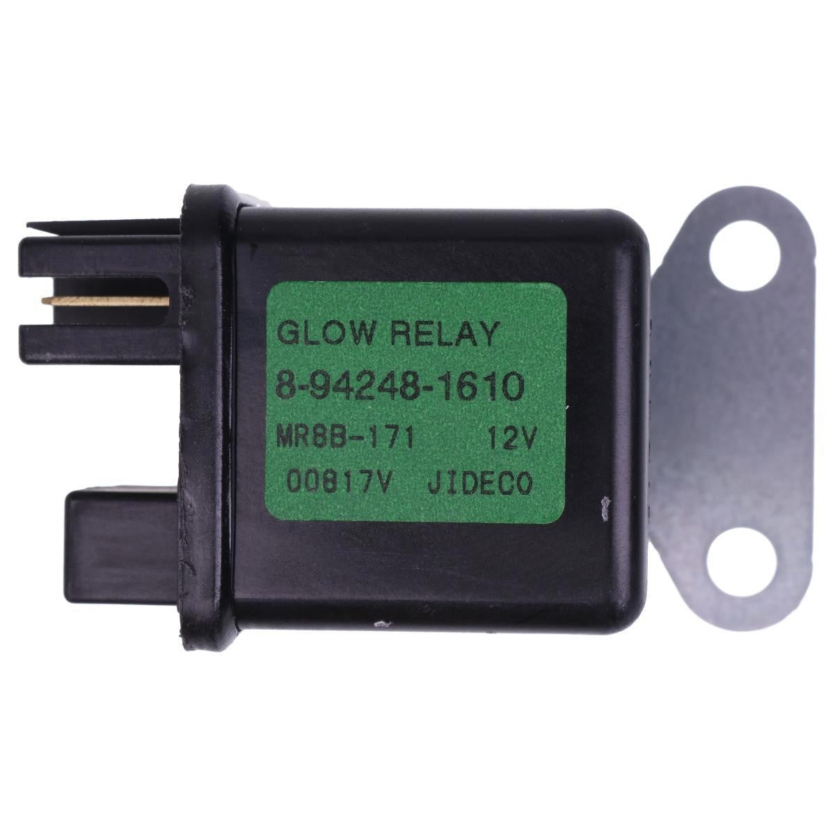 12V Glow Plug Relay 8942481610 for Isuzu 4JA1 4JB1 Hitachi EX27U EX30U EX35U