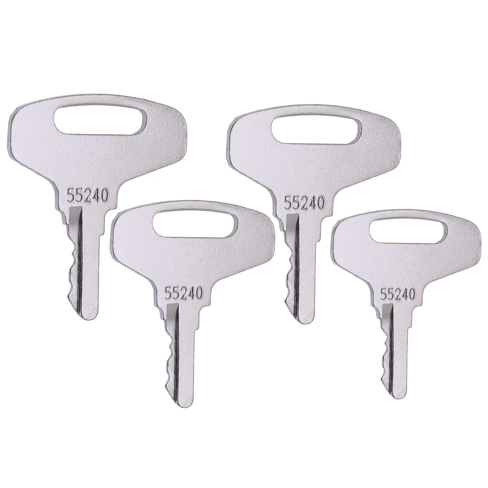4 Pcs Ignition Key 87866 66711-55240 for Tennant Sweepers Scrubber