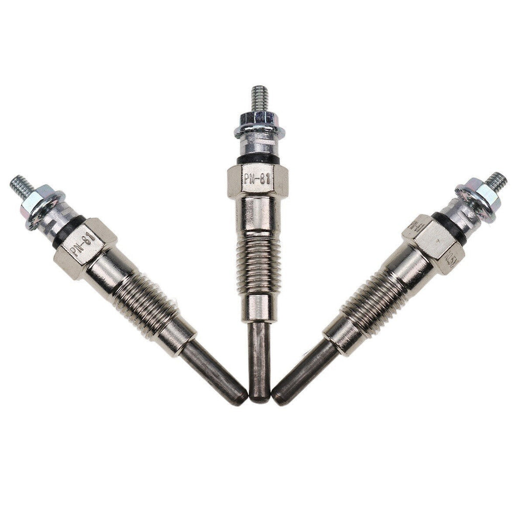 3X Glow Plugs 119717-77800 129155-77801 129155-77800 For Yanmar KE2D KE3A KE3D