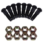 8X Wheel Nut & Bolt Kit 6564669 6709170 for Bobcat 751 753 763 S590 S595 S630