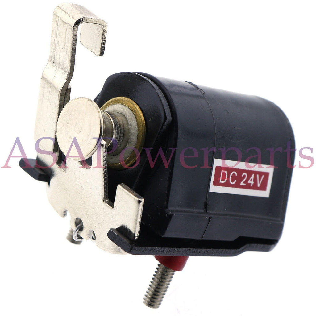 24V Injection Pump Solenoid 26387 RE62240 for John Deere500C 510 710D 590D 595D